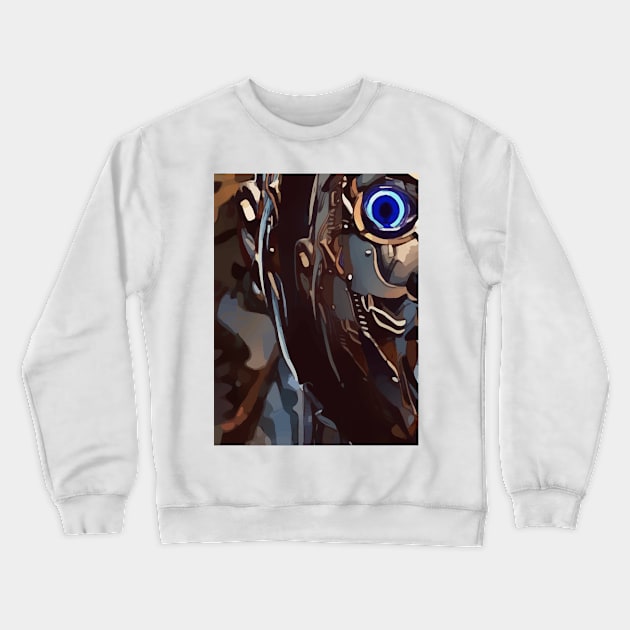 robot Crewneck Sweatshirt by samodz